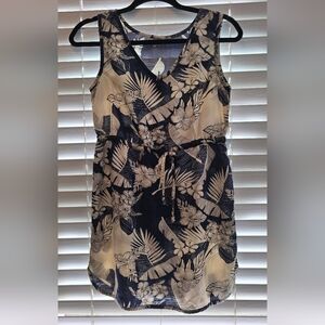 Women's Navy & White Floral Swim Coverup Tunic